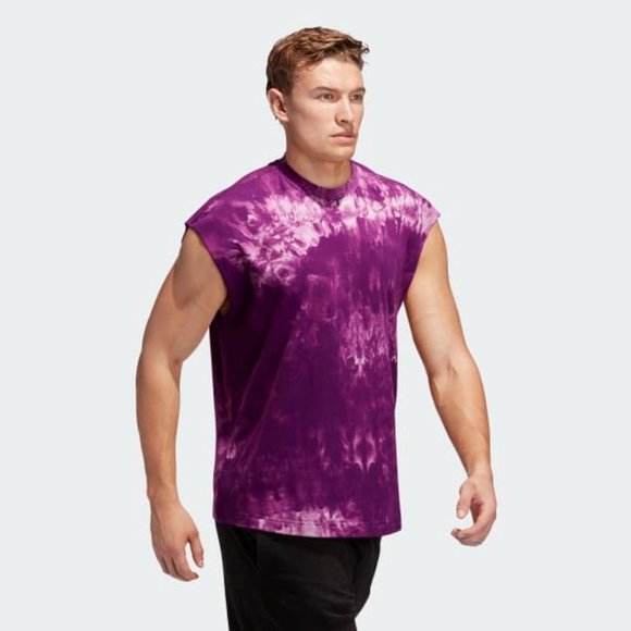 Adidas GM3875 Tie Dye Cloud Tank Glory  Purple - Picture 1 of 3